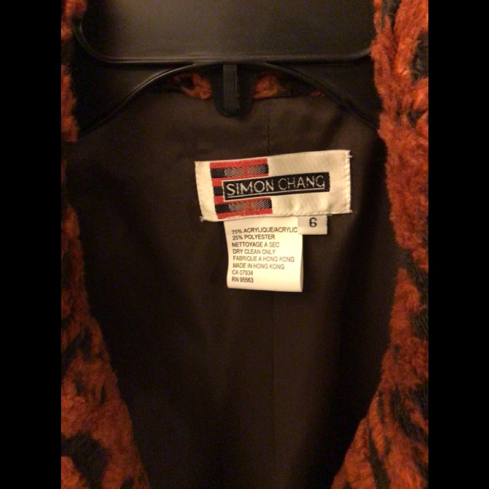 Simon Chang Jacket Faux Fur View 3